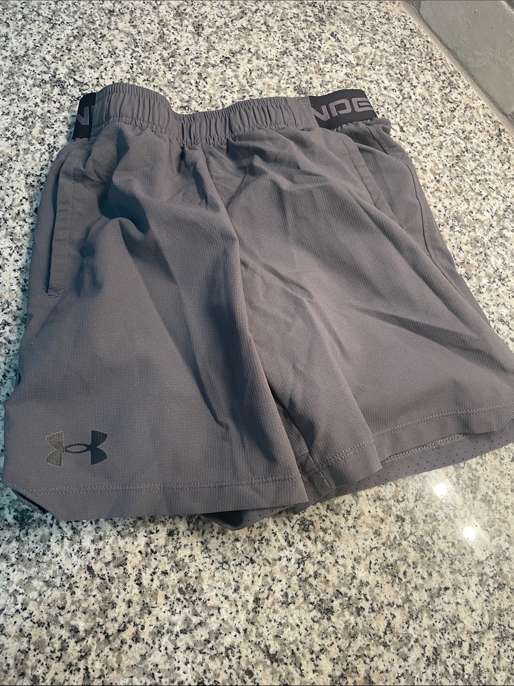 Under Armour Athletic Training Shorts in Gray